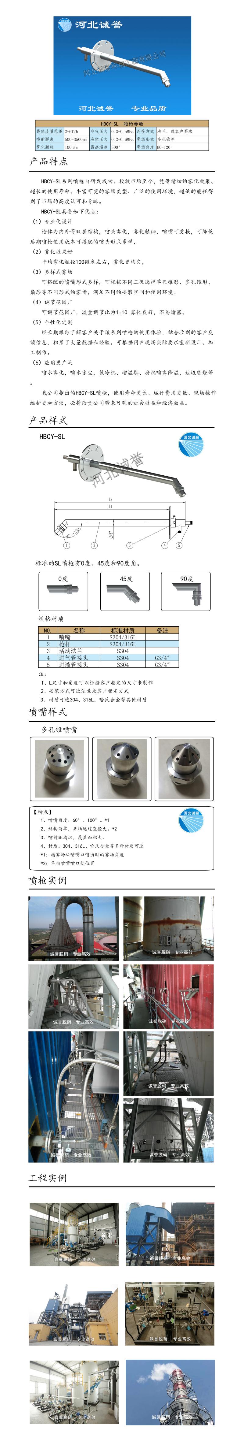 廢液噴槍、保護(hù)套、噴槍參數(shù)、材質(zhì)尺寸、流量分布圖、扇形空心錐俯視圖介紹以及廢液噴槍霧化視頻展示和工程案例介紹